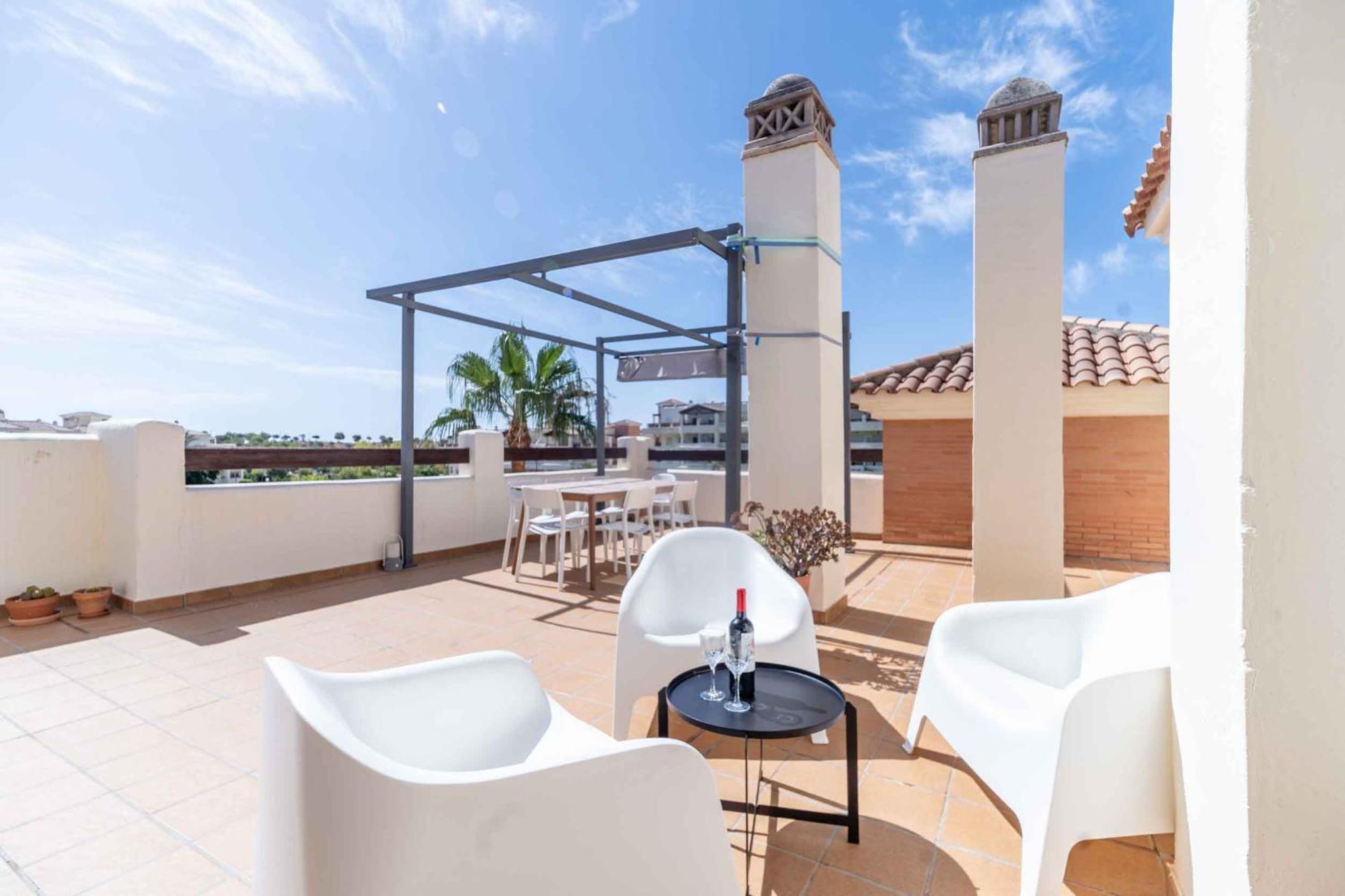 116 - Penthouse With Views And Pool, 5Min Away From Golf Course! Daire Benalmádena Dış mekan fotoğraf